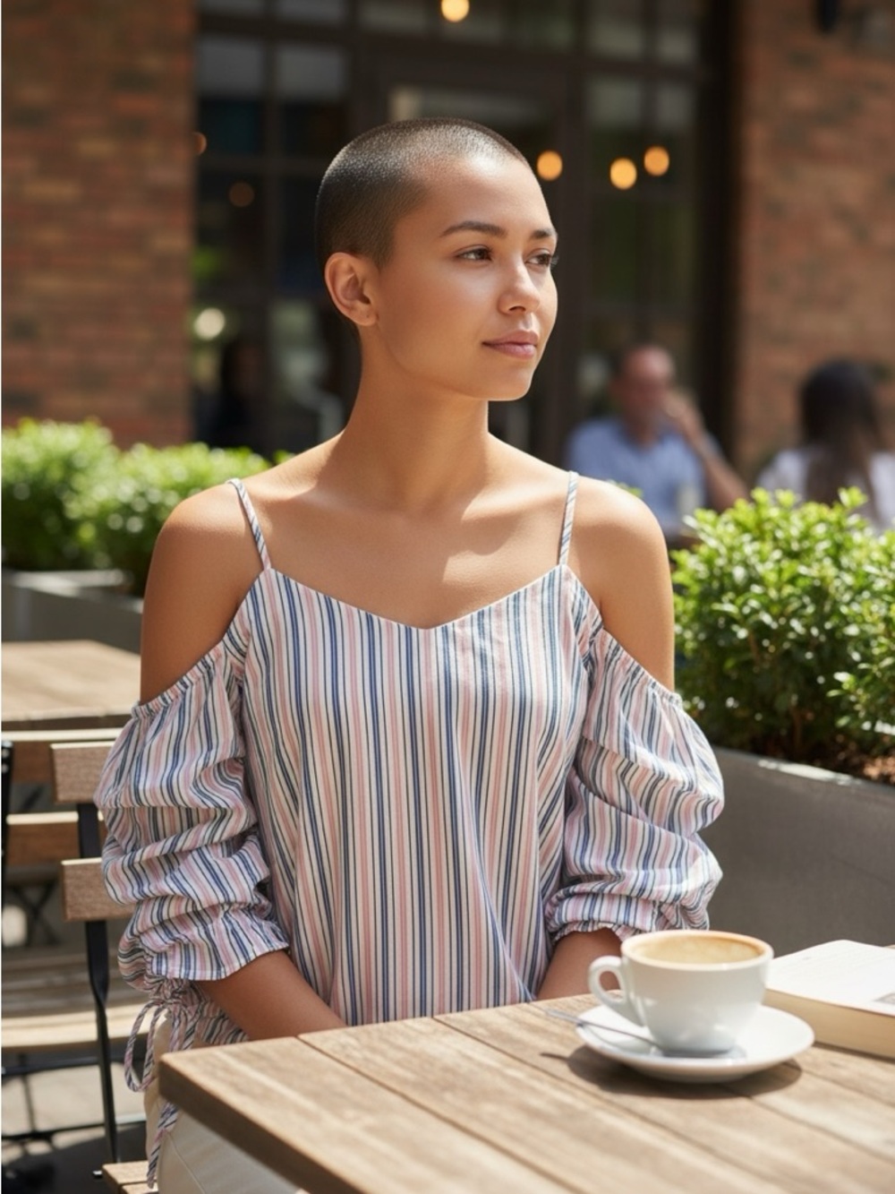 🌻 Paper Crane Cold Shoulder Top #633